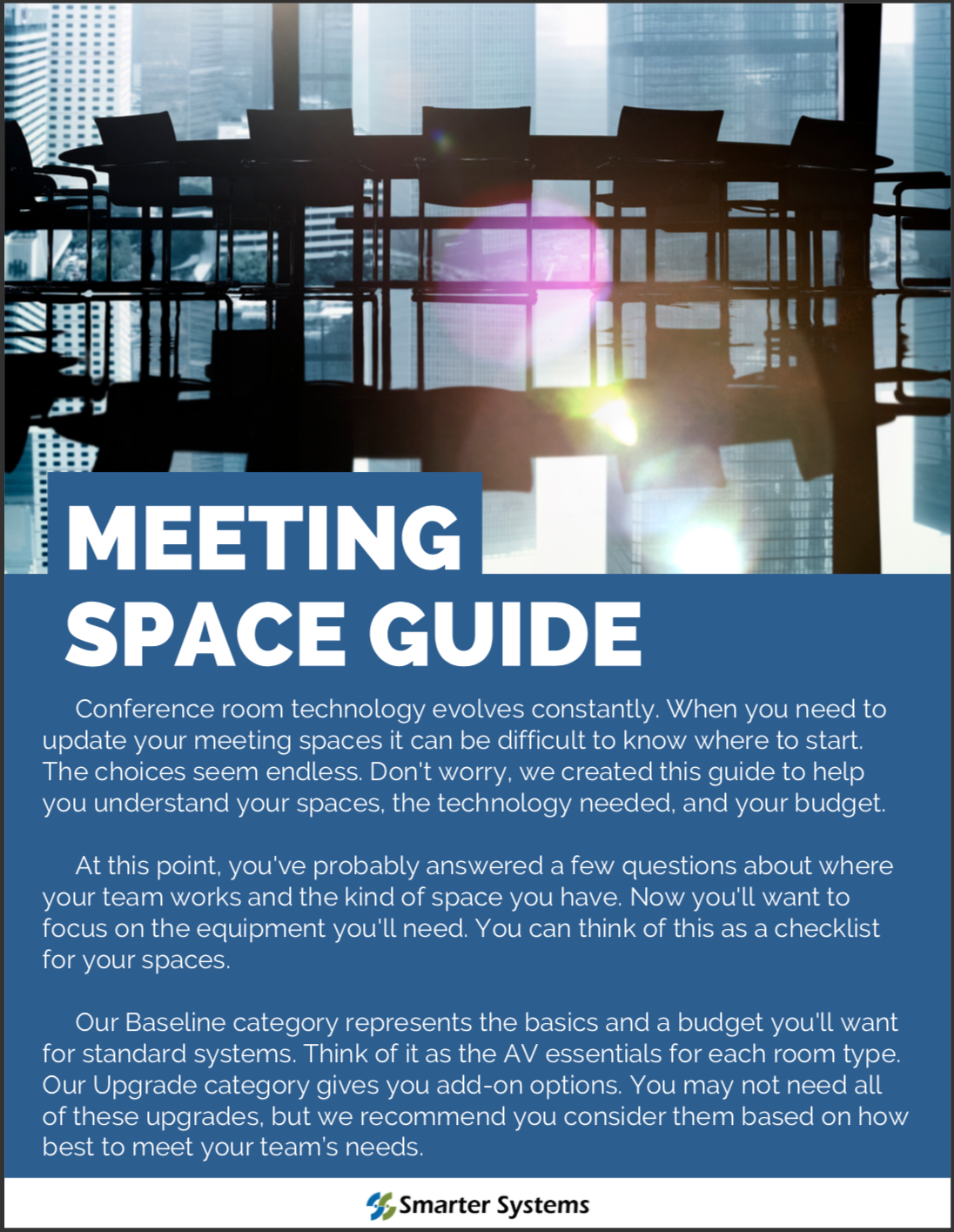 Smarter Systems Meeting Space Guide